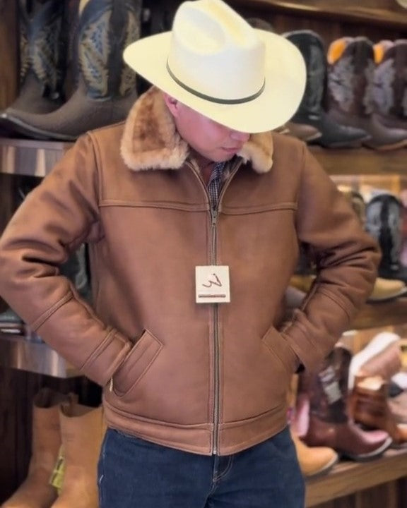Men's premium cashmere cowboy jacket