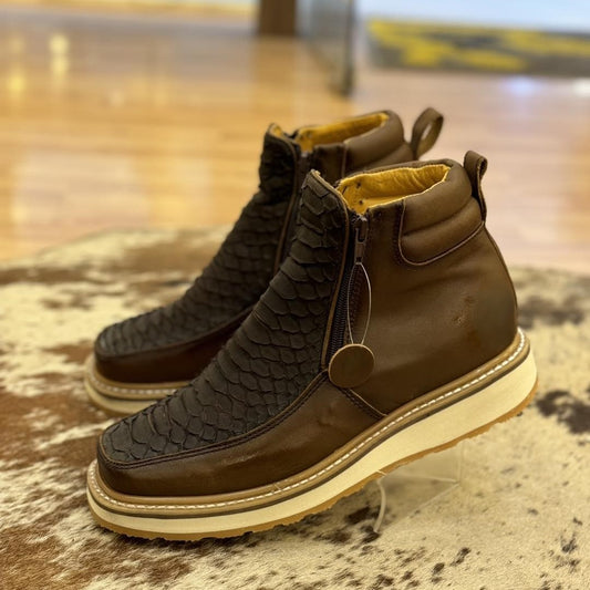 Italian Vintage Python Cowboy Boots