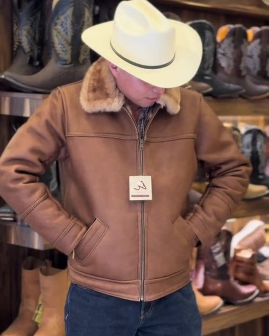Men's premium cashmere cowboy jacket